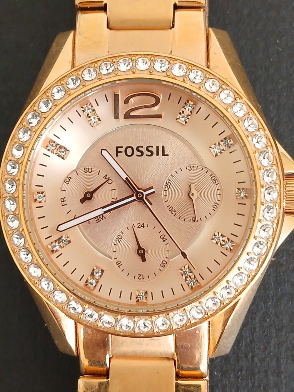 Fossil Watch in Rose Gold